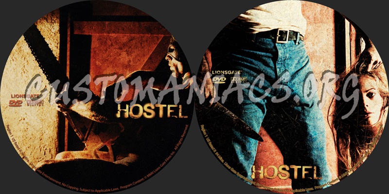 Hostel dvd label