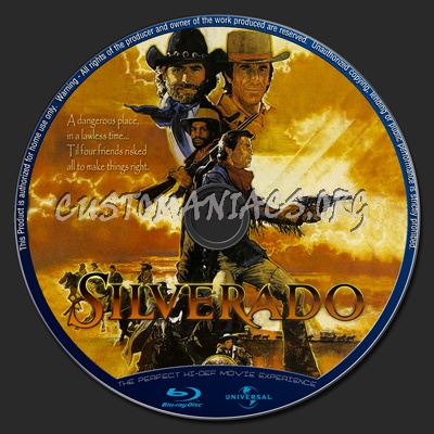 Silverado blu-ray label