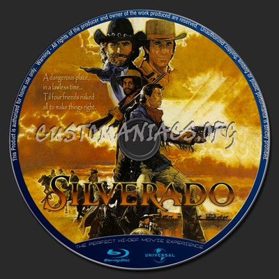 Silverado blu-ray label