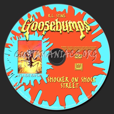 Goosebumps-Shocker On Shock Street dvd label