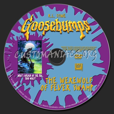 Goosebumps-The Werewolf Of Fever Swamp dvd label