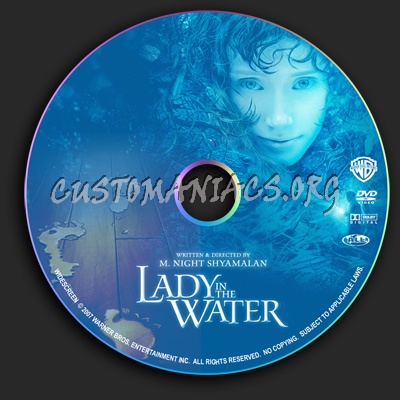 Lady In The Water dvd label