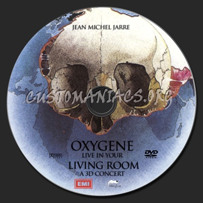 Jean Michel Jarre - Oxygene Live In Your Living Room dvd label