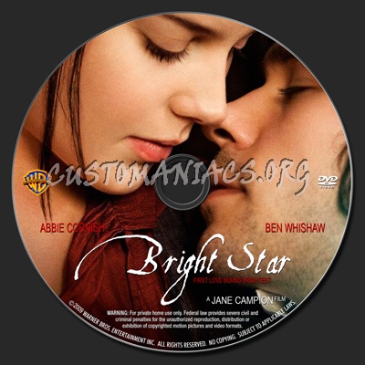 Bright Star dvd label