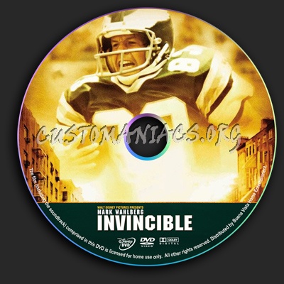 The Invincible dvd label