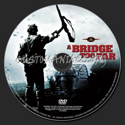 A Bridge Too Far dvd label