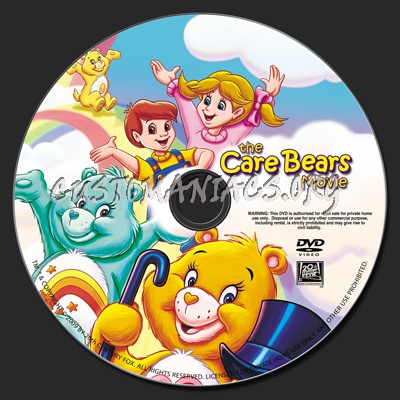 The Care Bears Movie dvd label
