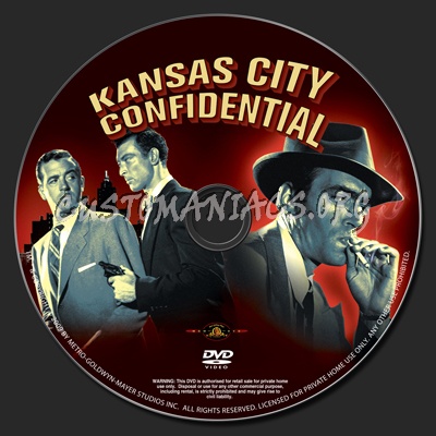 Kansas City Confidential dvd label