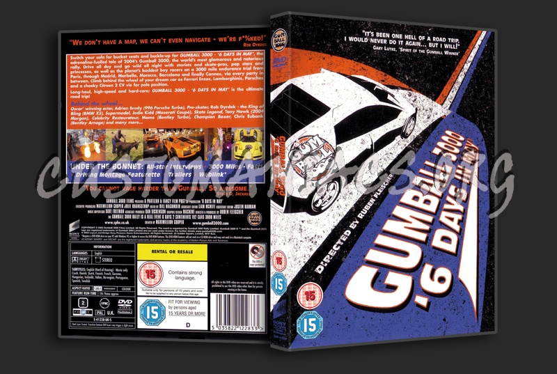Gumball 3000 6 Days in May dvd cover