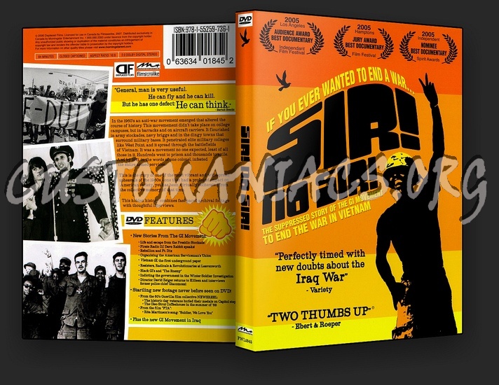 Sir! No Sir! dvd cover