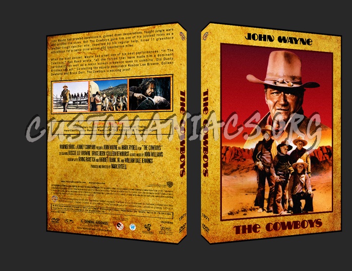 Western Collection The Cowboys 1971 dvd cover