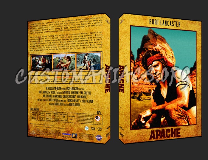 Western Collection Apache 1954 dvd cover