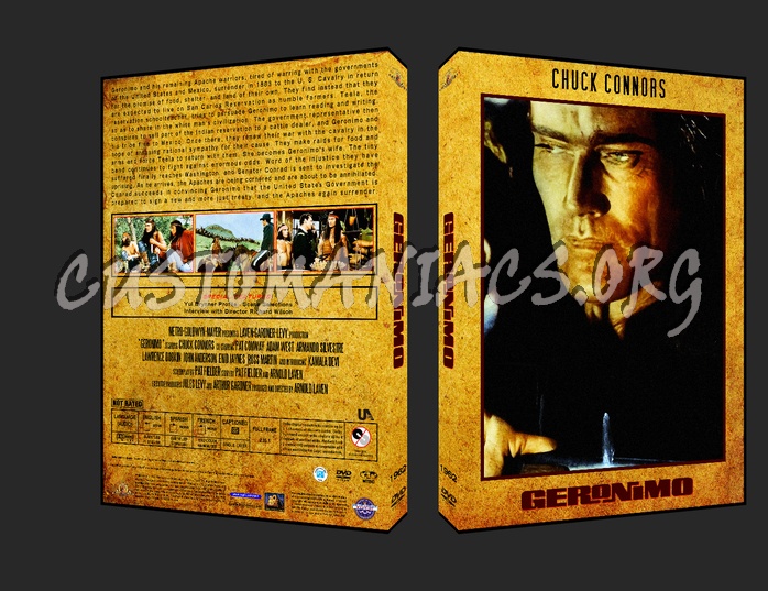Western Collection Geronimo 1962 dvd cover