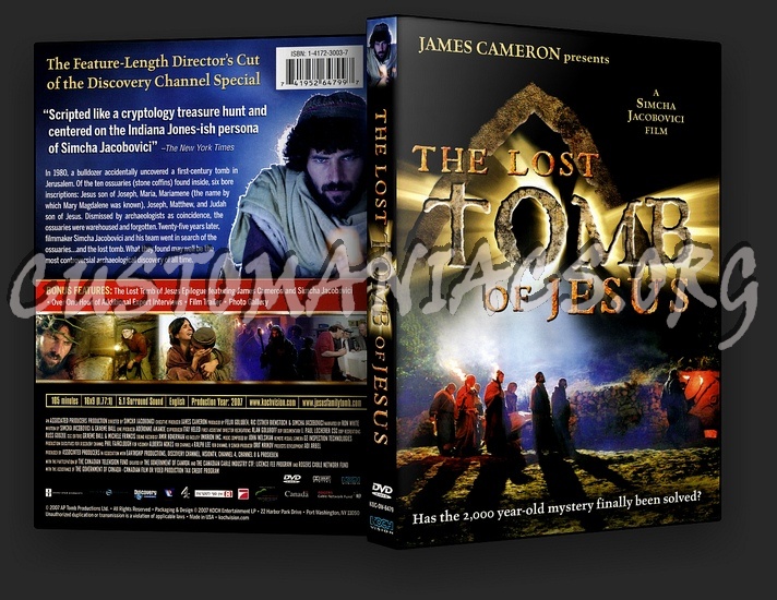 The Lost Tomb of Jesus dvd cover