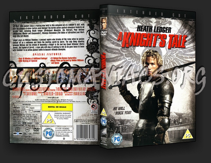 A Knight's Tale dvd cover