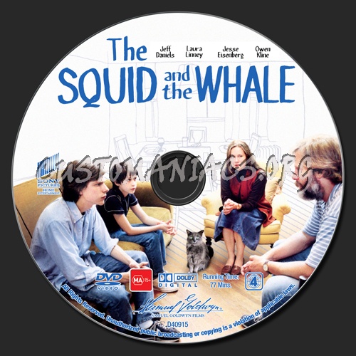 The Squid And The Whale dvd label