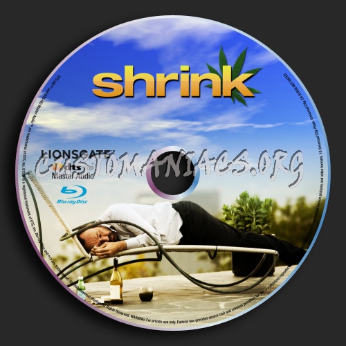 Shrink blu-ray label