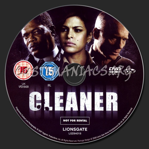 Cleaner dvd label