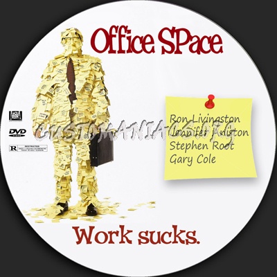 Office Space dvd label
