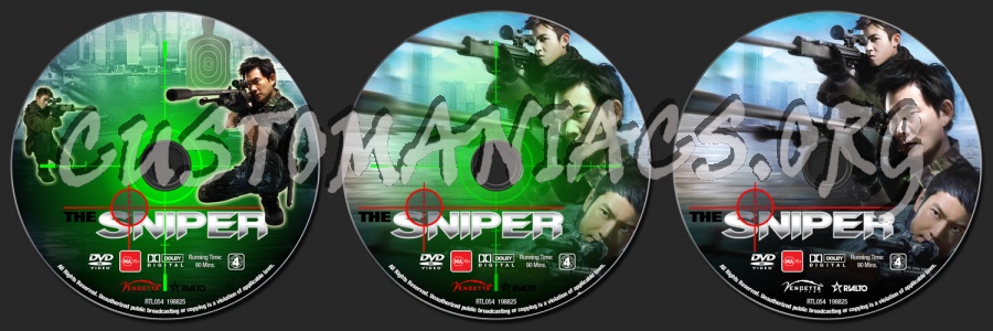 The Sniper dvd label