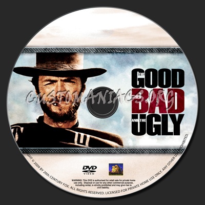 The Good The Bad The Ugly dvd label