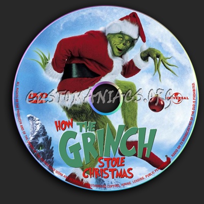How the Grinch Stole Christmas dvd label