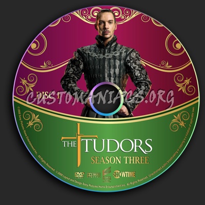 The Tudors - Season 3 dvd label