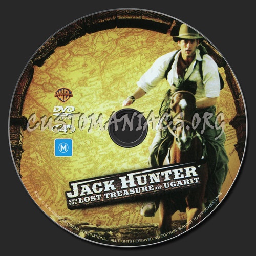 Jack Hunter & The Lost Treasure Of Ugarit dvd label