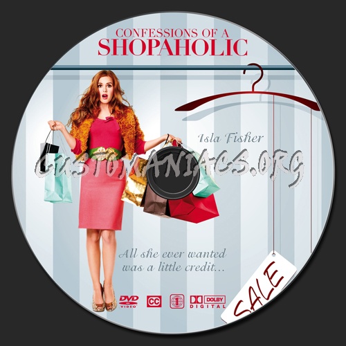 Confessions Of A Shopaholic dvd label