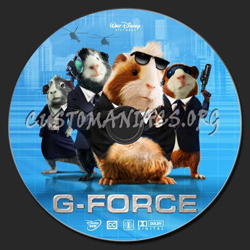 G-Force dvd label
