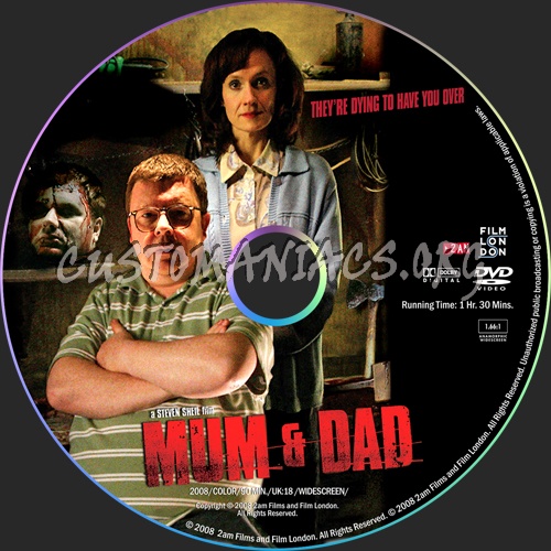 Mum & Dad dvd label