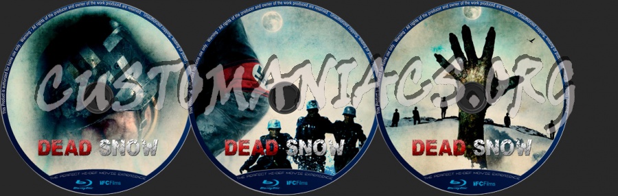 Dead Snow blu-ray label