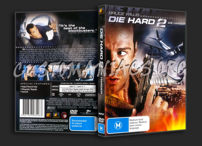 Die Hard 2 Die Harder dvd cover