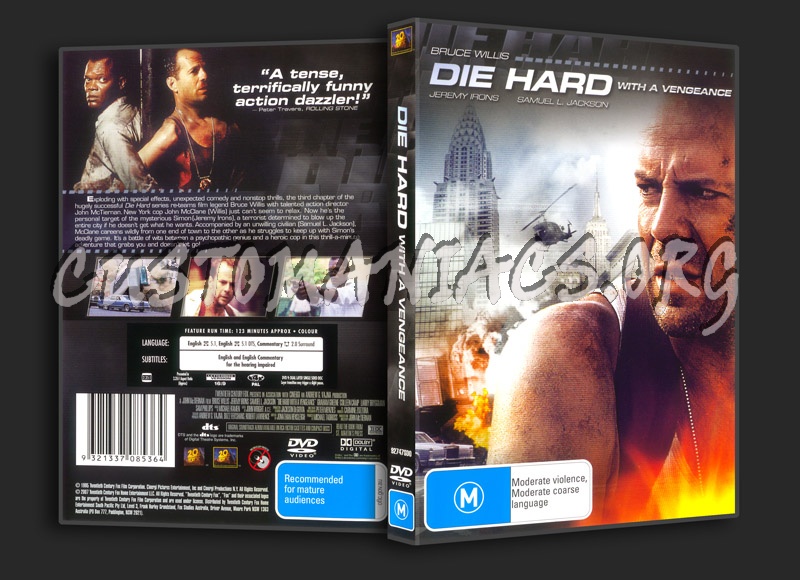 Die Hard 3 With A Vengeance dvd cover
