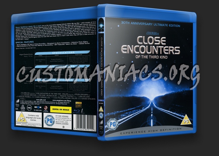 Close Encounters of the Third Kind blu-ray cover