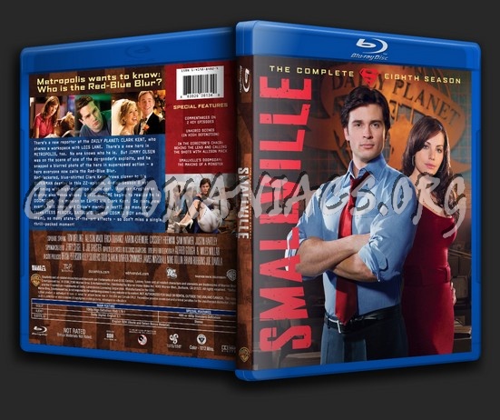 Smallville Season 8 blu-ray cover