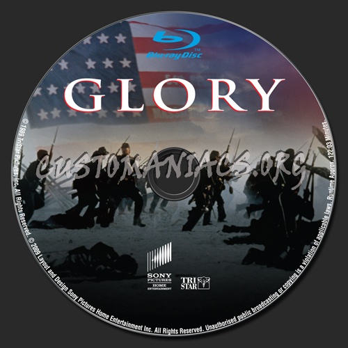 Glory blu-ray label