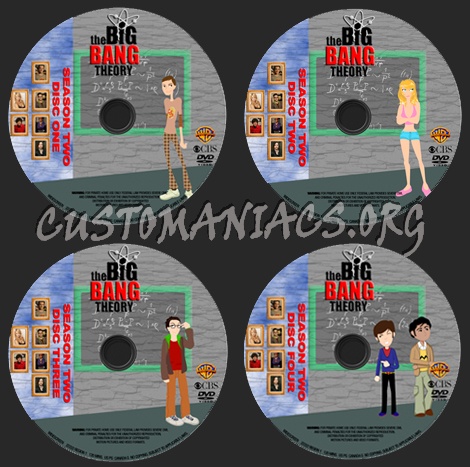 The Big Bang Theory - Season 2 dvd label