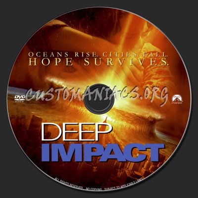 Deep Impact dvd label