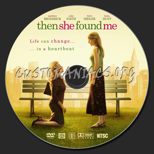 Then She Found Me dvd label