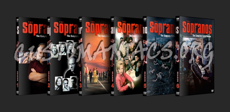 Sopranos Season 1-6 dvd cover