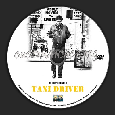 Taxi Driver dvd label