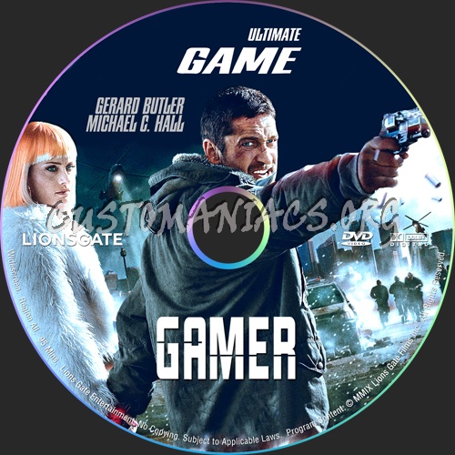 Gamer dvd label