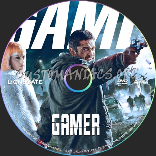 Gamer dvd label