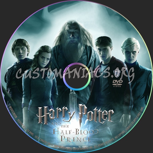 Harry Potter and the Half-Blood Prince dvd label