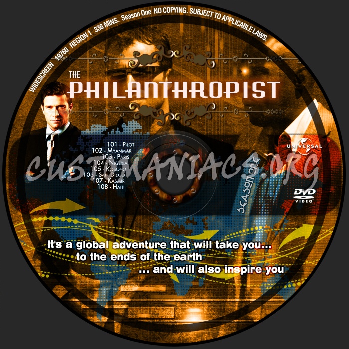 The Philanthropist dvd label
