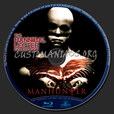 The Hannibal Lecter Collection : Manhunter blu-ray label