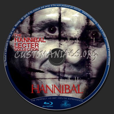 The Hannibal Lecter Collection : Hannibal blu-ray label