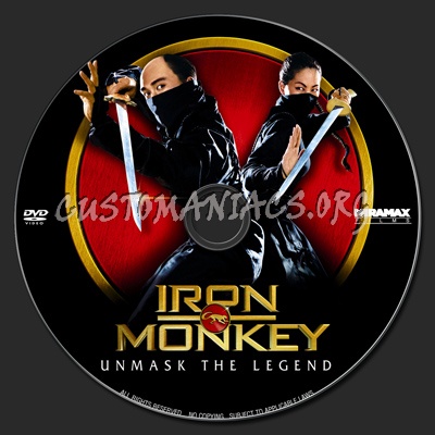 Iron Monkey dvd label