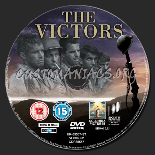 The Victors dvd label
